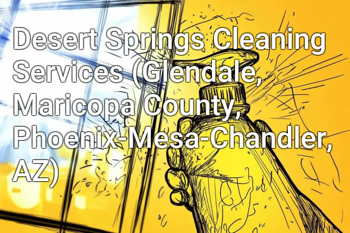 Desert Springs Cleaning Services (Glendale, Maricopa County, Phoenix-Mesa-Chandler, AZ)