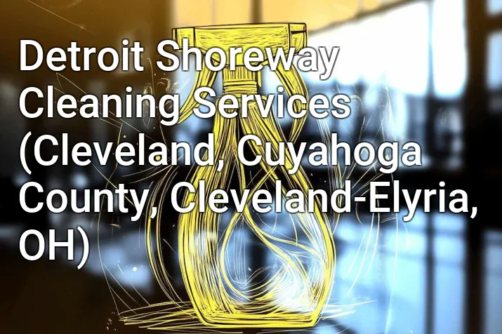 Detroit Shoreway Cleaning Services (Cleveland, Cuyahoga County, Cleveland-Elyria, OH)
