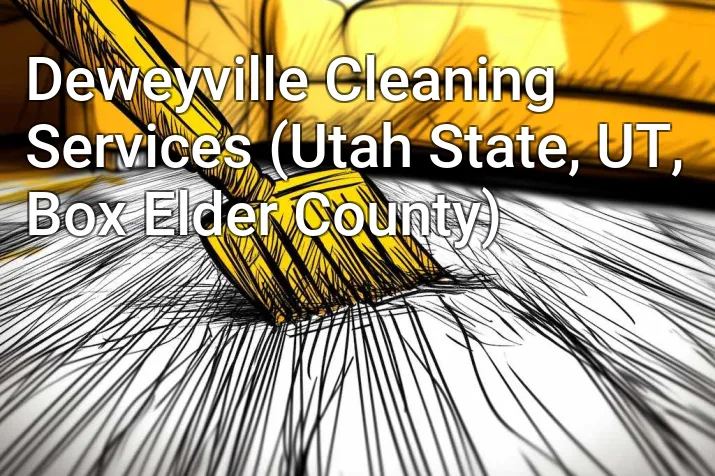 Deweyville Cleaning Services (Utah State, UT, Box Elder County)