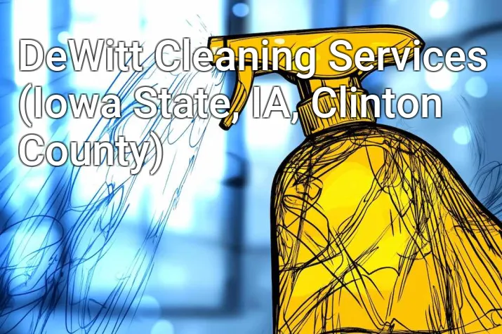 DeWitt Cleaning Services (Iowa State, IA, Clinton County)