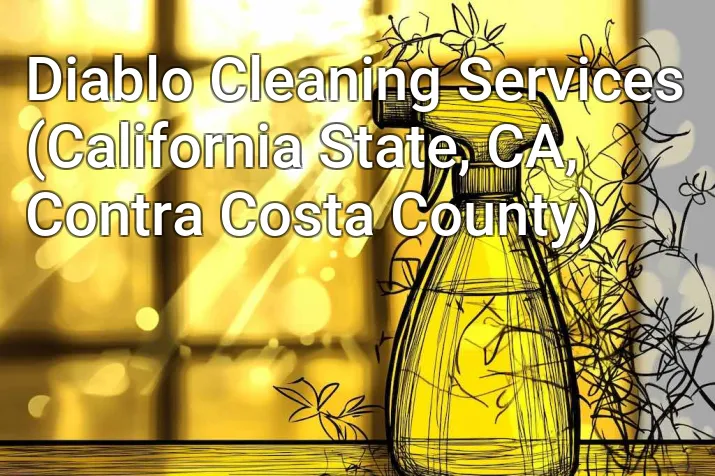 Diablo Cleaning Services (California State, CA, Contra Costa County)