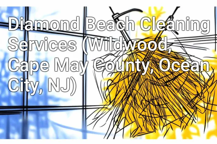 Diamond Beach Cleaning Services (Wildwood, Cape May County, Ocean City, NJ)