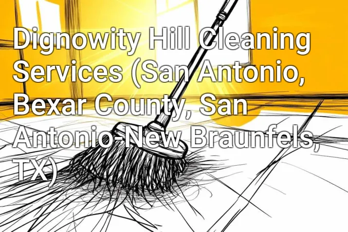 Dignowity Hill Cleaning Services (San Antonio, Bexar County, San Antonio-New Braunfels, TX)