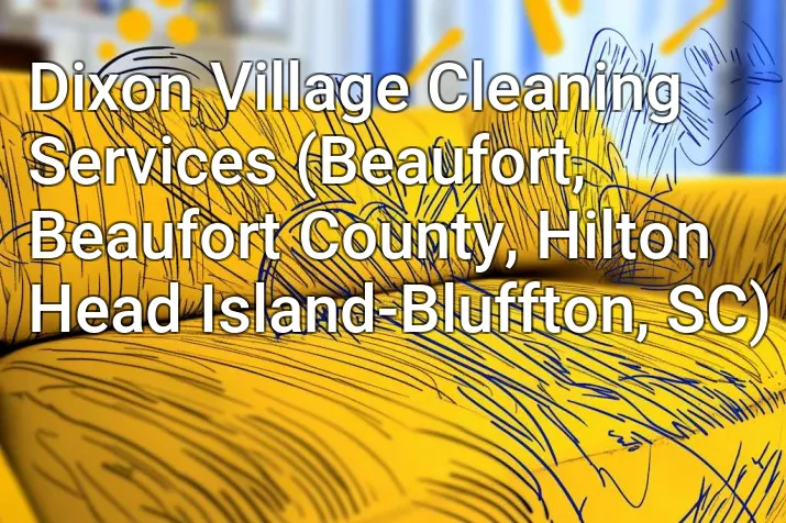 Dixon Village Cleaning Services (Beaufort, Beaufort County, Hilton Head Island-Bluffton, SC)