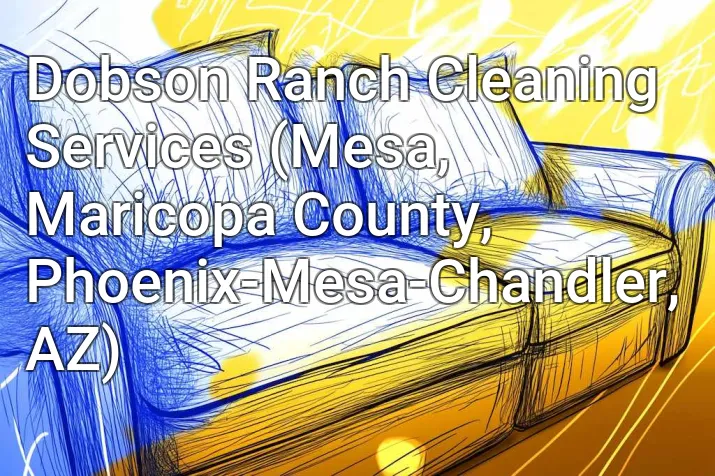 Dobson Ranch Cleaning Services (Mesa, Maricopa County, Phoenix-Mesa-Chandler, AZ)