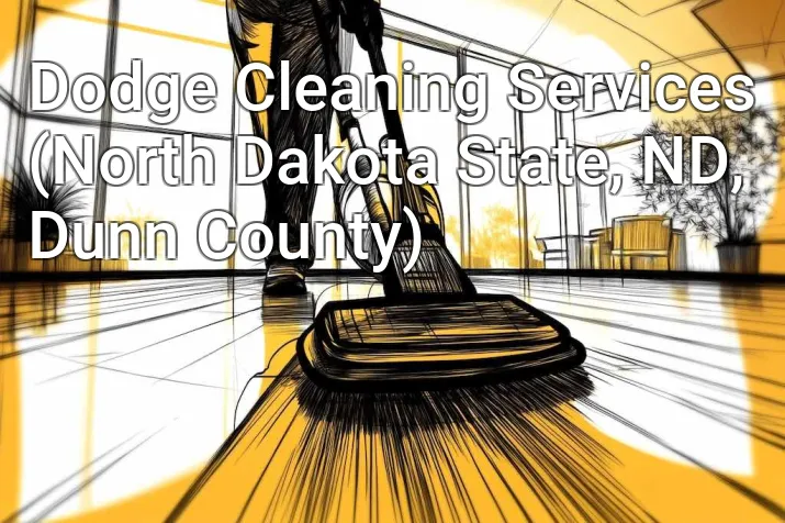 Dodge Cleaning Services (North Dakota State, ND, Dunn County)