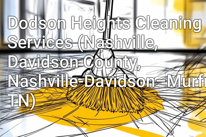 Dodson Heights Cleaning Services (Nashville, Davidson County, Nashville-Davidson–Murfreesboro–Franklin, TN)