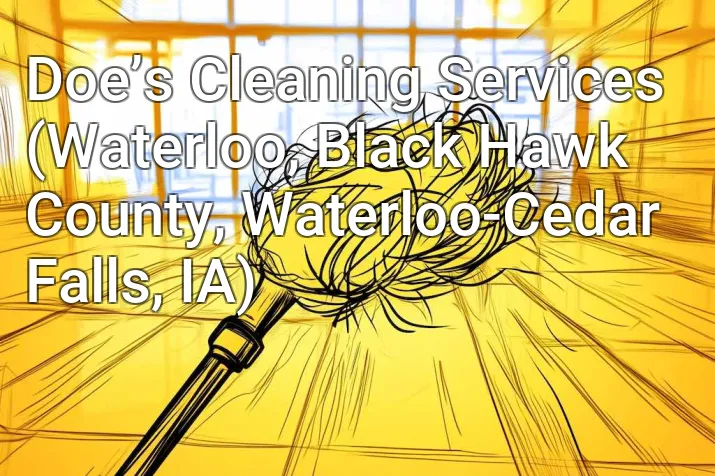 Doe’s Cleaning Services (Waterloo, Black Hawk County, Waterloo-Cedar Falls, IA)