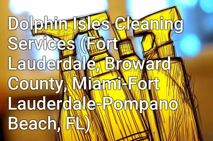 Dolphin Isles Cleaning Services (Fort Lauderdale, Broward County, Miami-Fort Lauderdale-Pompano Beach, FL)