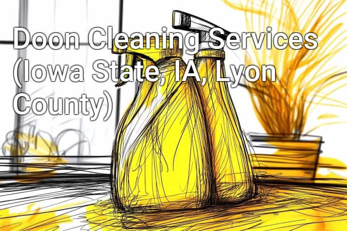Doon Cleaning Services (Iowa State, IA, Lyon County)