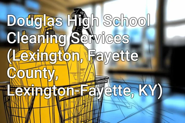 Douglas High School Cleaning Services (Lexington, Fayette County, Lexington-Fayette, KY)
