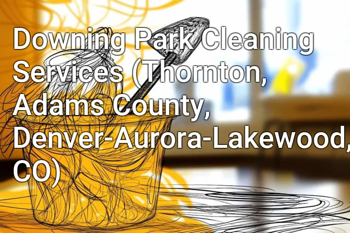 Downing Park Cleaning Services (Thornton, Adams County, Denver-Aurora-Lakewood, CO)