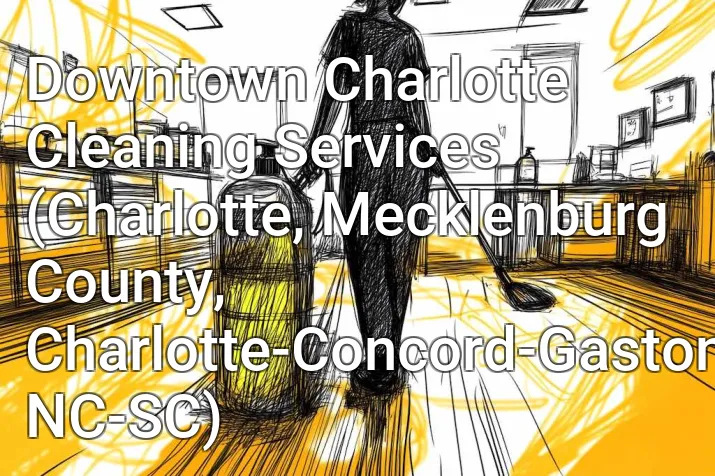 Downtown Charlotte Cleaning Services (Charlotte, Mecklenburg County, Charlotte-Concord-Gastonia, NC-SC)