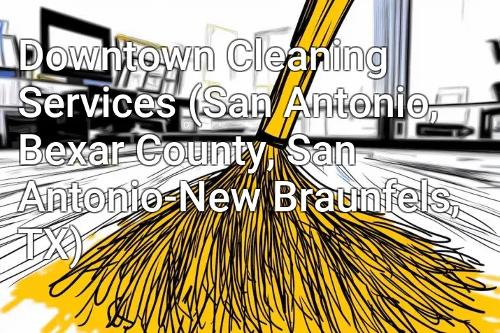 Downtown Cleaning Services (San Antonio, Bexar County, San Antonio-New Braunfels, TX)