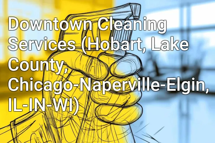 Downtown Cleaning Services (Hobart, Lake County, Chicago-Naperville-Elgin, IL-IN-WI)