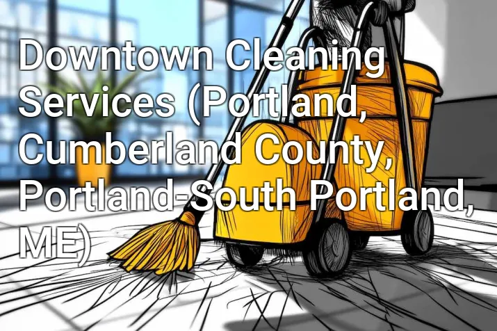 Downtown Cleaning Services (Portland, Cumberland County, Portland-South Portland, ME)