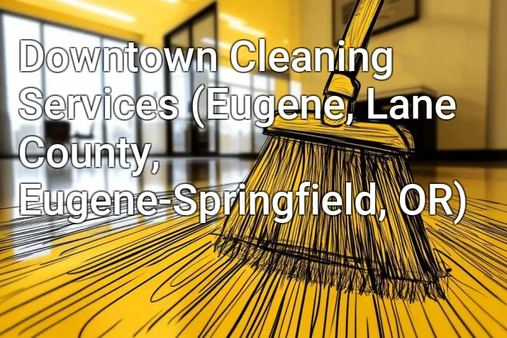 Downtown Cleaning Services (Eugene, Lane County, Eugene-Springfield, OR)