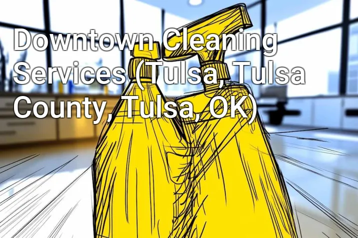 Downtown Cleaning Services (Tulsa, Tulsa County, Tulsa, OK)