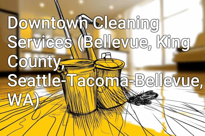 Downtown Cleaning Services (Bellevue, King County, Seattle-Tacoma-Bellevue, WA)