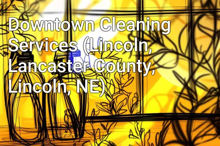 Downtown Cleaning Services (Lincoln, Lancaster County, Lincoln, NE)