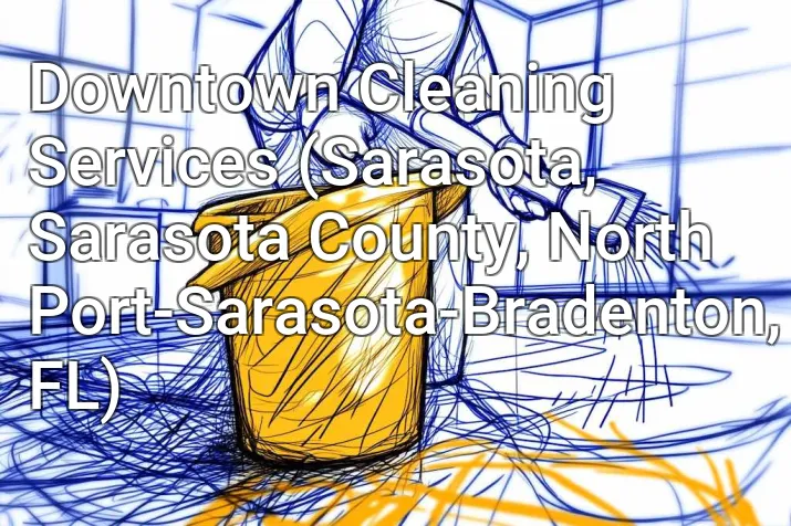 Downtown Cleaning Services (Sarasota, Sarasota County, North Port-Sarasota-Bradenton, FL)