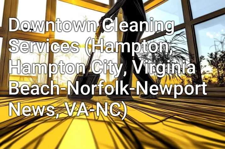 Downtown Cleaning Services (Hampton, Hampton City, Virginia Beach-Norfolk-Newport News, VA-NC)