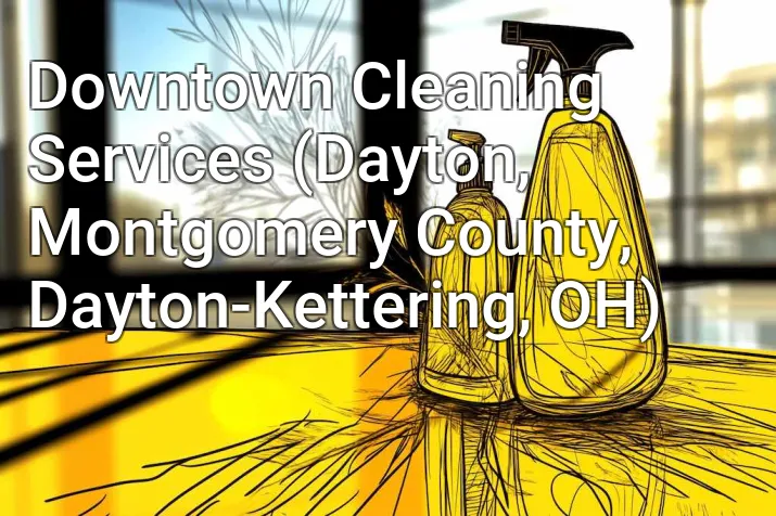 Downtown Cleaning Services (Dayton, Montgomery County, Dayton-Kettering, OH)