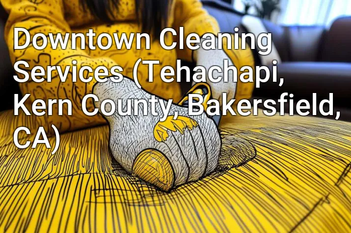 Downtown Cleaning Services (Tehachapi, Kern County, Bakersfield, CA)