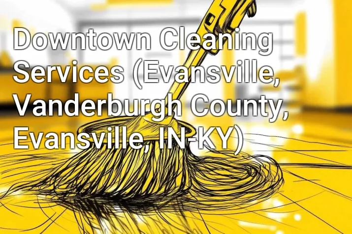 Downtown Cleaning Services (Evansville, Vanderburgh County, Evansville, IN-KY)
