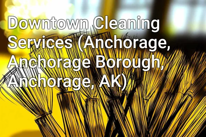 Downtown Cleaning Services (Anchorage, Anchorage Borough, Anchorage, AK)