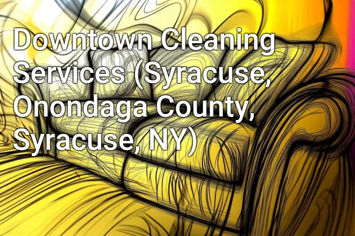 Downtown Cleaning Services (Syracuse, Onondaga County, Syracuse, NY)