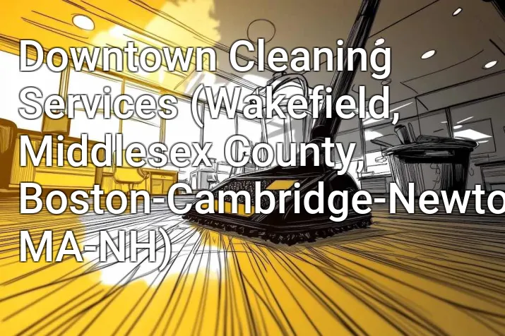 Downtown Cleaning Services (Wakefield, Middlesex County, Boston-Cambridge-Newton, MA-NH)