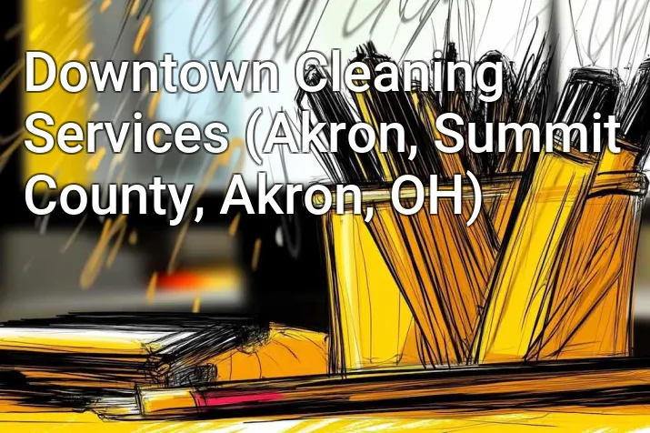 Downtown Cleaning Services (Akron, Summit County, Akron, OH)