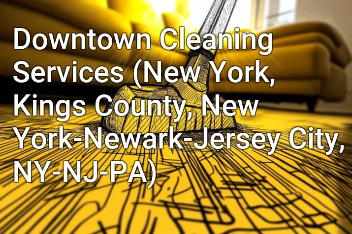 Downtown Cleaning Services (New York, Kings County, New York-Newark-Jersey City, NY-NJ-PA)