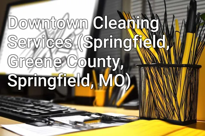 Downtown Cleaning Services (Springfield, Greene County, Springfield, MO)