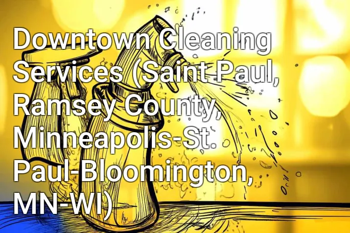 Downtown Cleaning Services (Saint Paul, Ramsey County, Minneapolis-St. Paul-Bloomington, MN-WI)