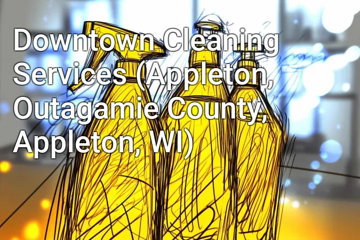 Downtown Cleaning Services (Appleton, Outagamie County, Appleton, WI)