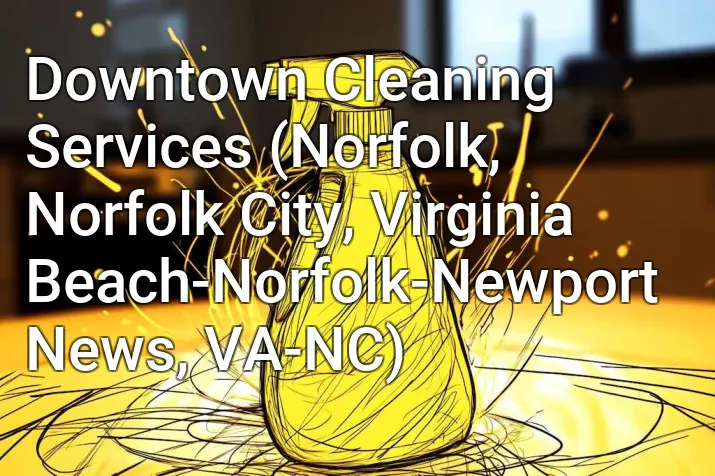 Downtown Cleaning Services (Norfolk, Norfolk City, Virginia Beach-Norfolk-Newport News, VA-NC)