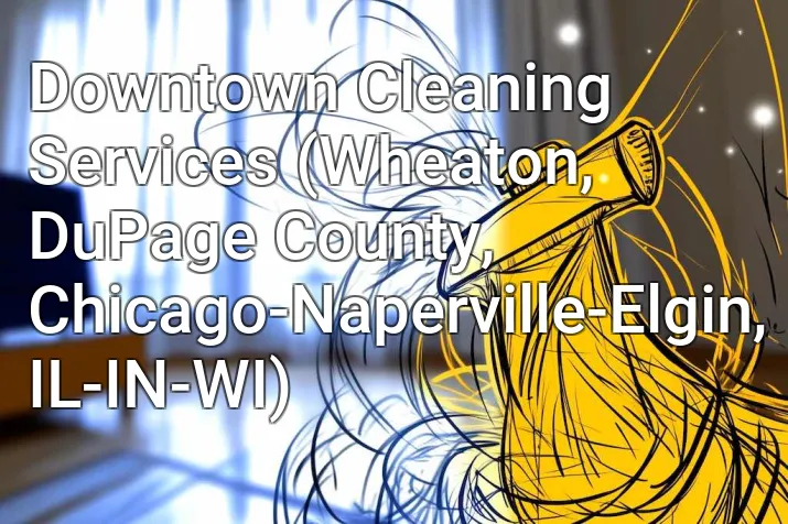 Downtown Cleaning Services (Wheaton, DuPage County, Chicago-Naperville-Elgin, IL-IN-WI)