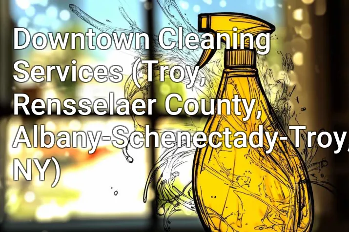 Downtown Cleaning Services (Troy, Rensselaer County, Albany-Schenectady-Troy, NY)