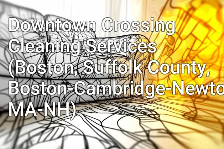 Downtown Crossing Cleaning Services (Boston, Suffolk County, Boston-Cambridge-Newton, MA-NH)
