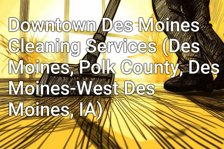 Downtown Des Moines Cleaning Services (Des Moines, Polk County, Des Moines-West Des Moines, IA)