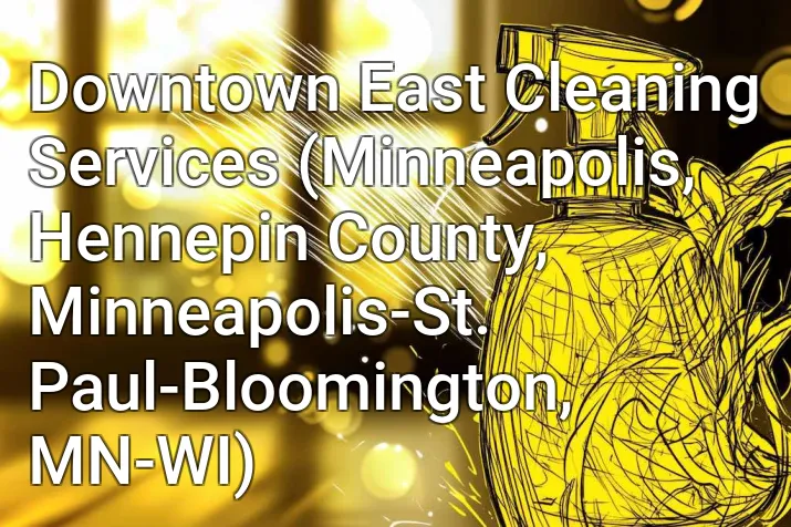 Downtown East Cleaning Services (Minneapolis, Hennepin County, Minneapolis-St. Paul-Bloomington, MN-WI)