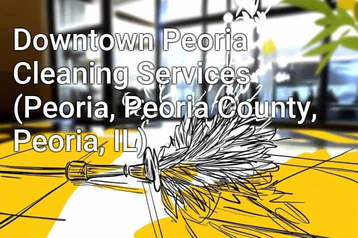 Downtown Peoria Cleaning Services (Peoria, Peoria County, Peoria, IL)