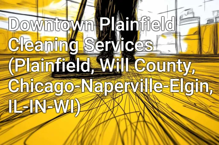 Downtown Plainfield Cleaning Services (Plainfield, Will County, Chicago-Naperville-Elgin, IL-IN-WI)
