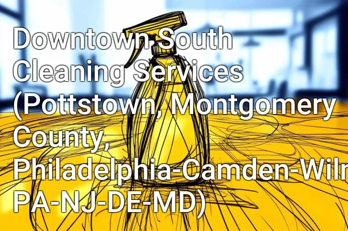 Downtown South Cleaning Services (Pottstown, Montgomery County, Philadelphia-Camden-Wilmington, PA-NJ-DE-MD)