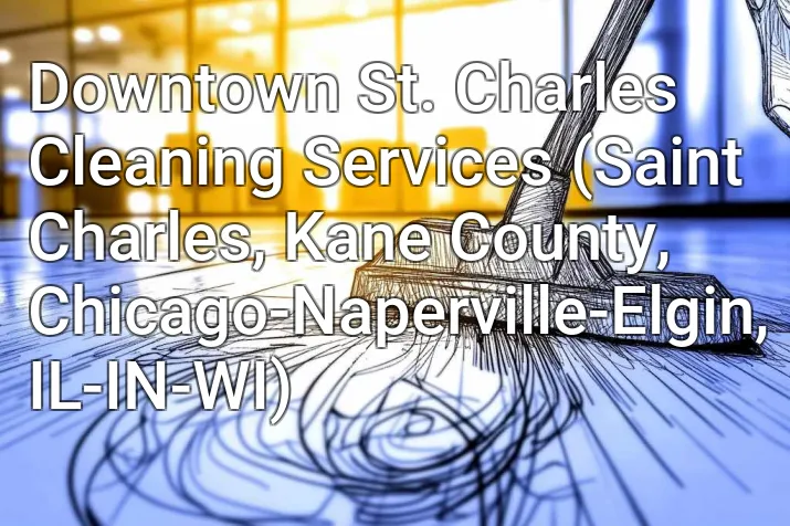 Downtown St. Charles Cleaning Services (Saint Charles, Kane County, Chicago-Naperville-Elgin, IL-IN-WI)