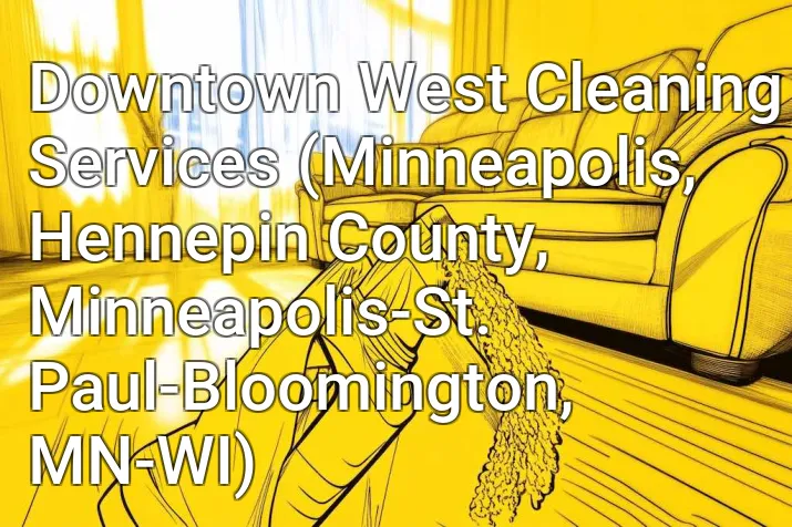 Downtown West Cleaning Services (Minneapolis, Hennepin County, Minneapolis-St. Paul-Bloomington, MN-WI)