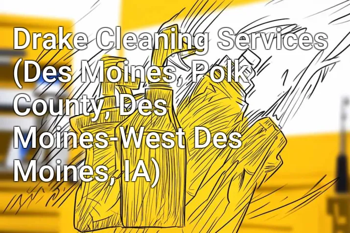 Drake Cleaning Services (Des Moines, Polk County, Des Moines-West Des Moines, IA)
