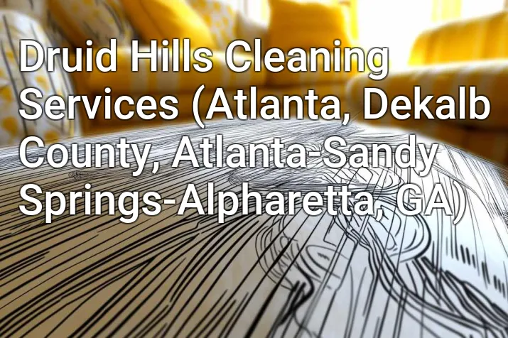 Druid Hills Cleaning Services (Atlanta, Dekalb County, Atlanta-Sandy Springs-Alpharetta, GA)